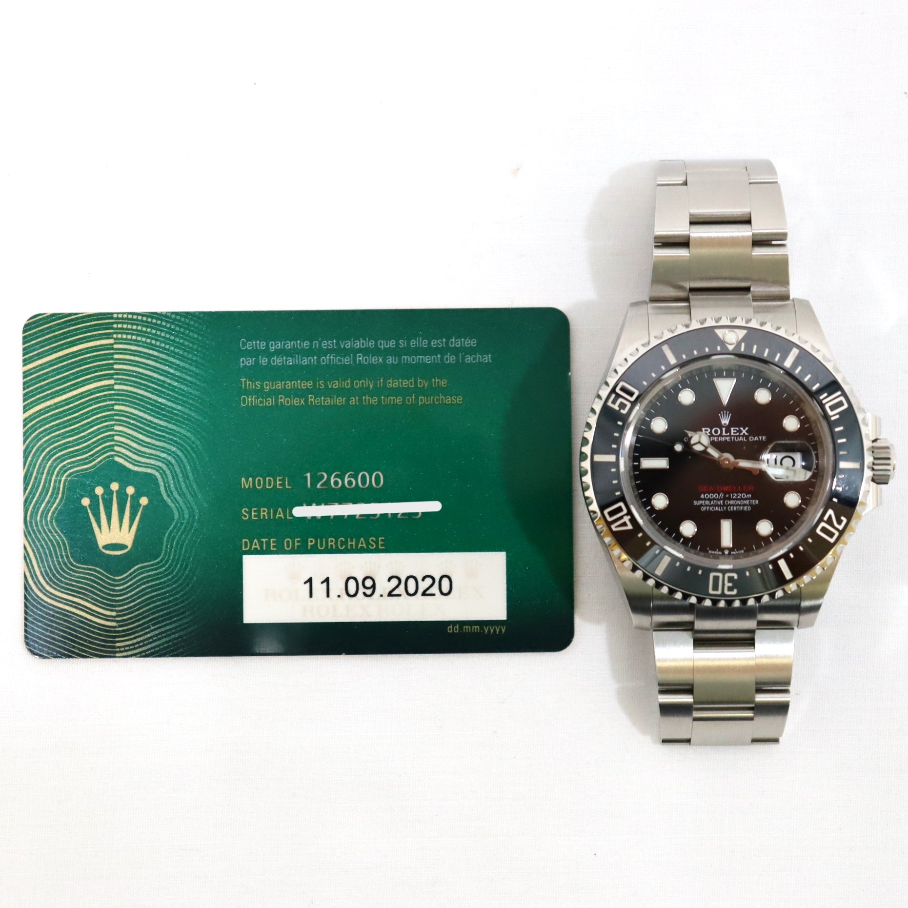 ROLEX 126600 Sea-Dweller
