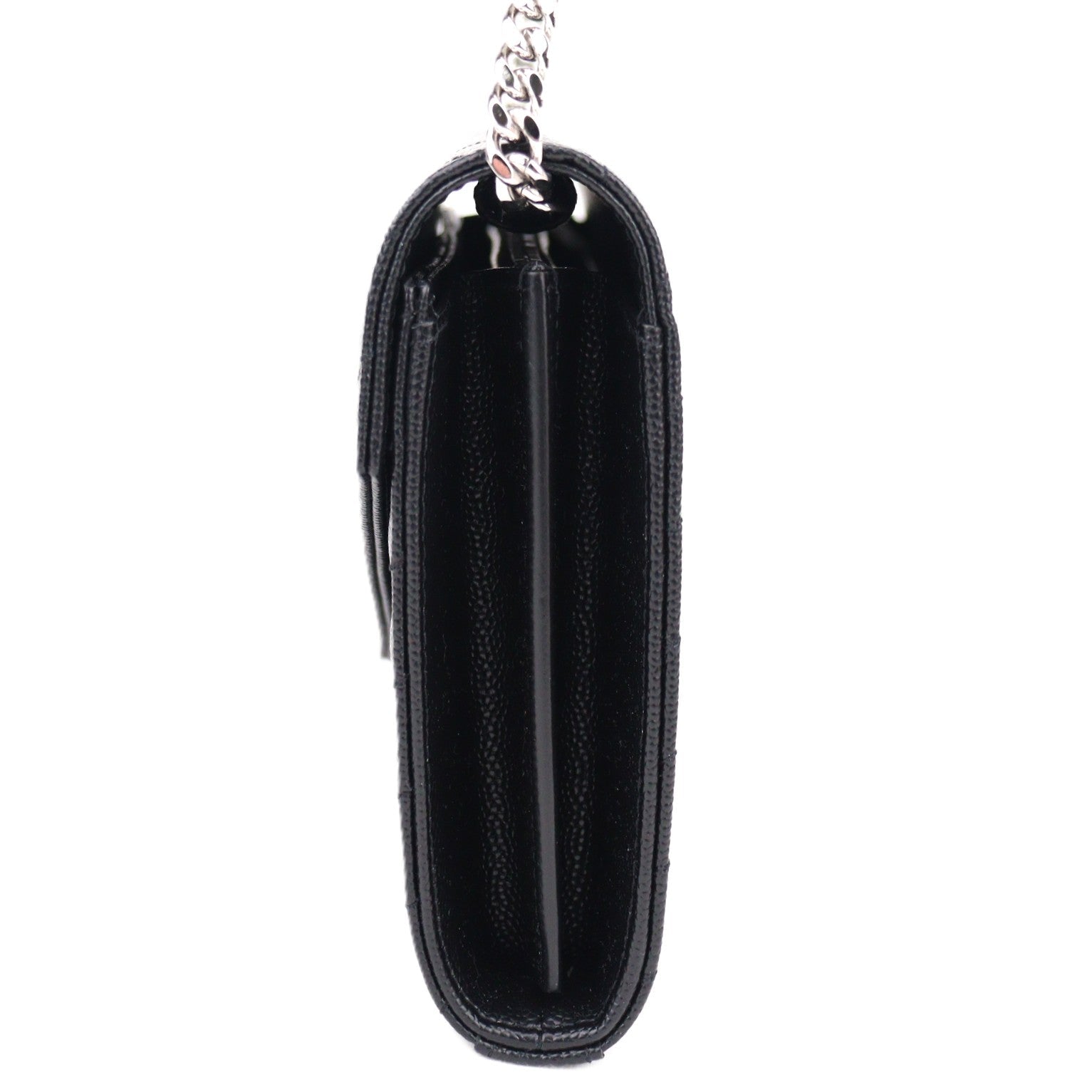 SAINT LAURENT 377828 BOW02 CASSANDRE WALLET ON CHAIN