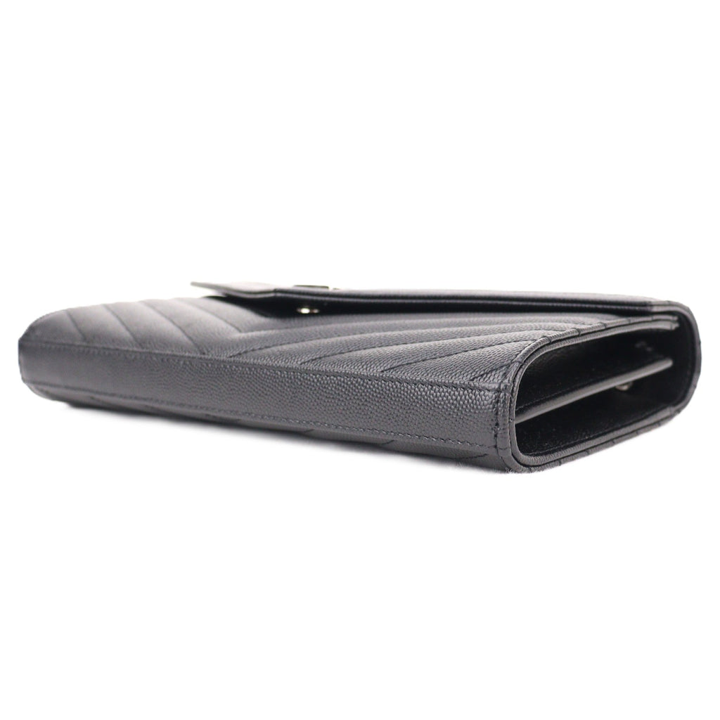 SAINT LAURENT 377828 BOW02 CASSANDRE WALLET ON CHAIN