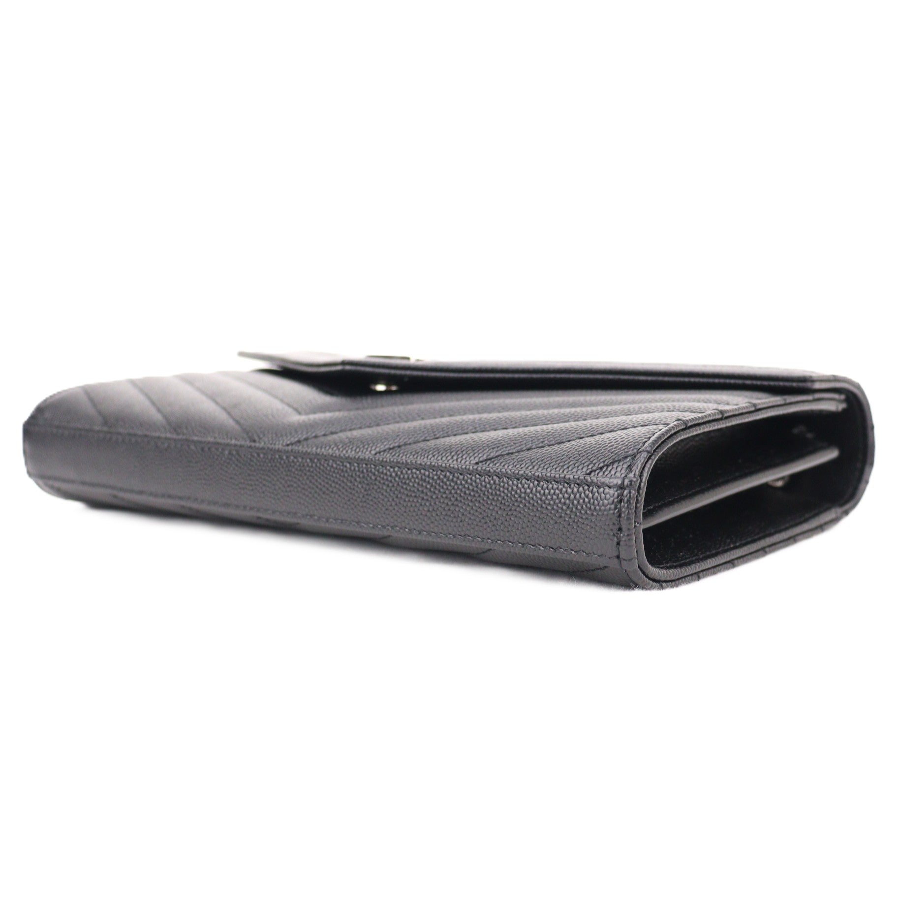 SAINT LAURENT 377828 BOW02 CASSANDRE WALLET ON CHAIN