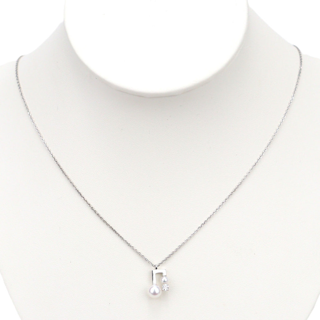 TASAKI Petit Balance Note Necklace