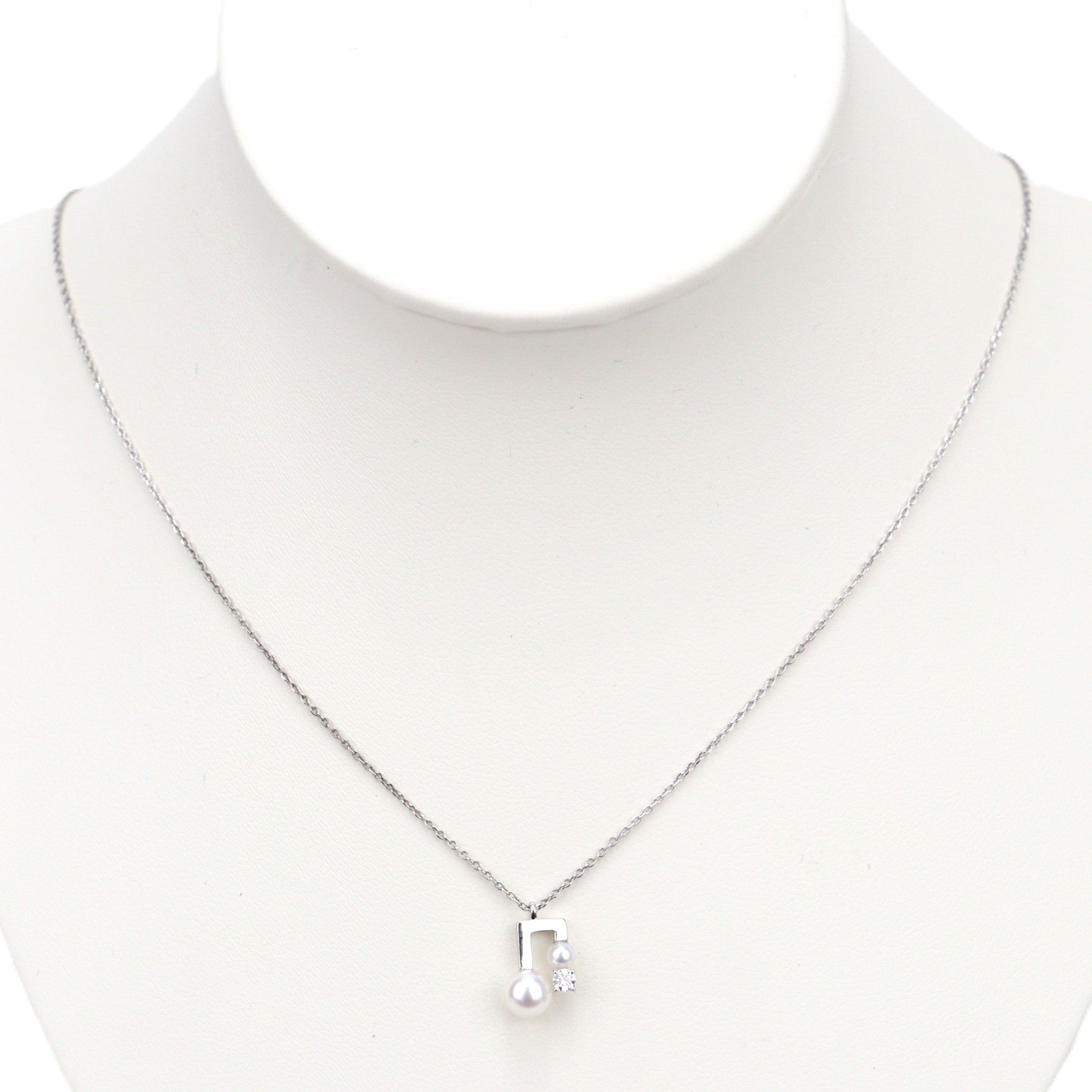 TASAKI Petit Balance Note Necklace
