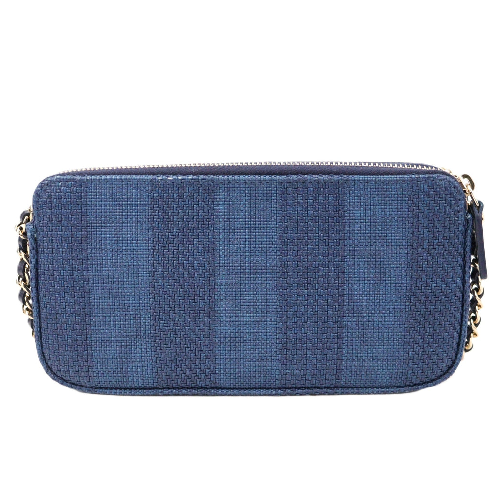 CHANEL DEAUVILL WALLET ON CHAIN