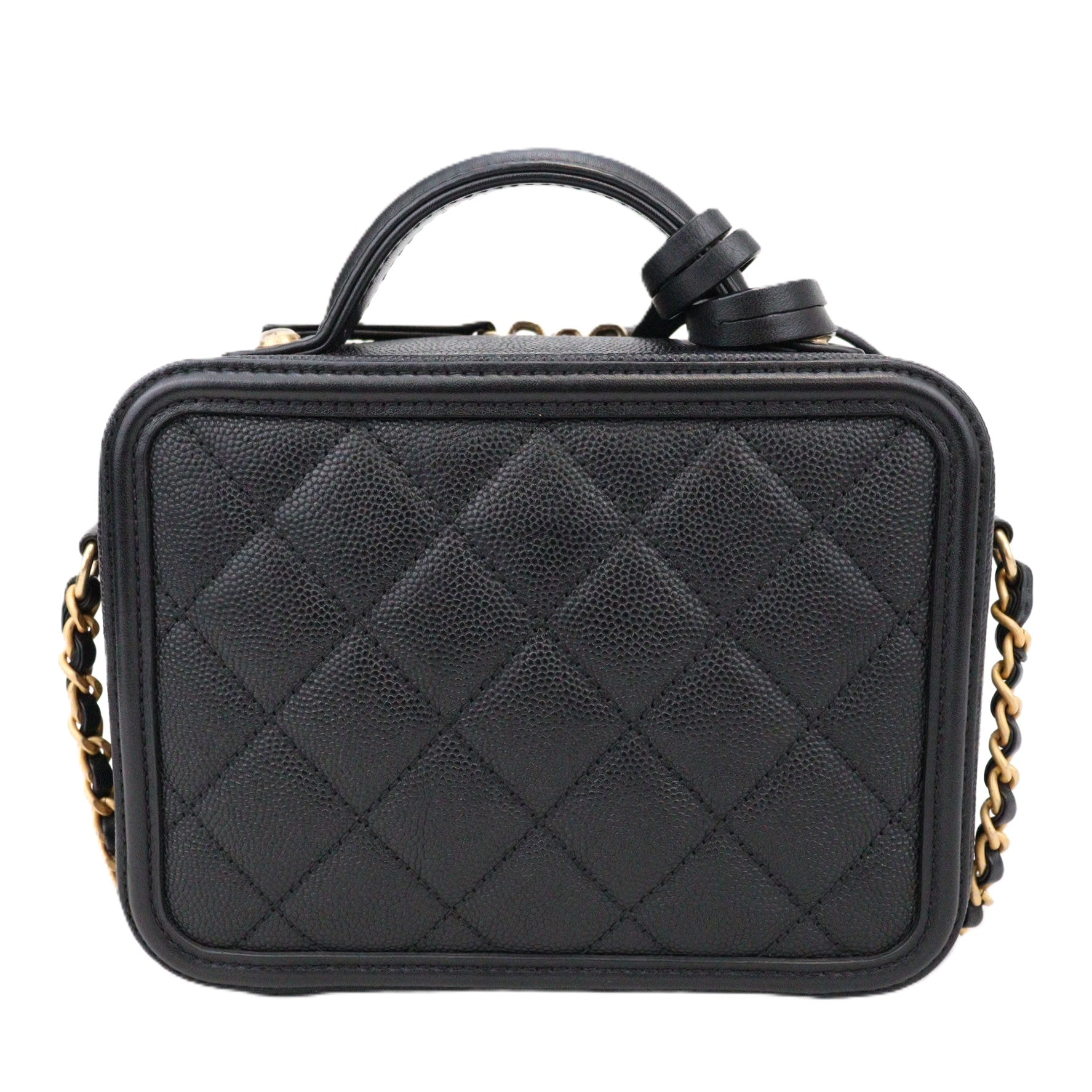 CHANEL 93342 CC FILIGREE VANITY BAG