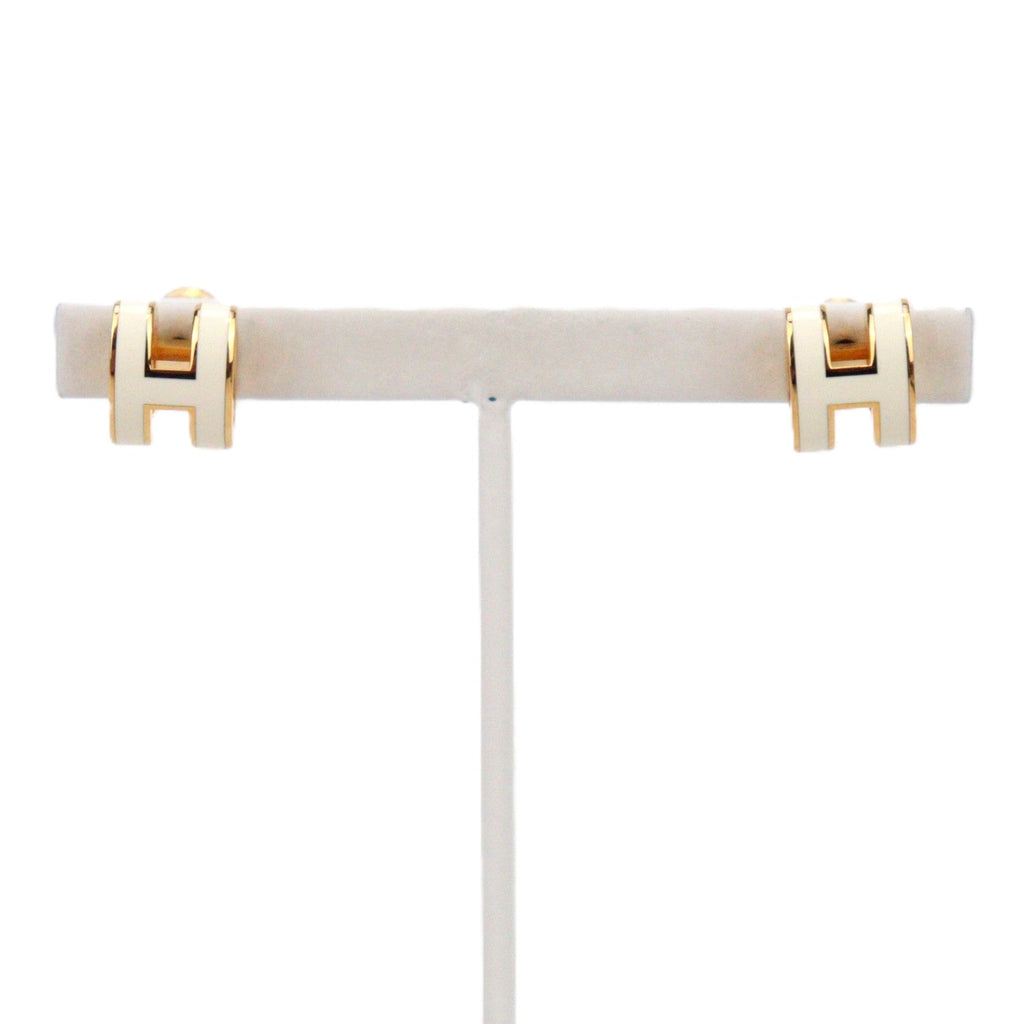 HERMES 608002F POP H MINI EARRINGS