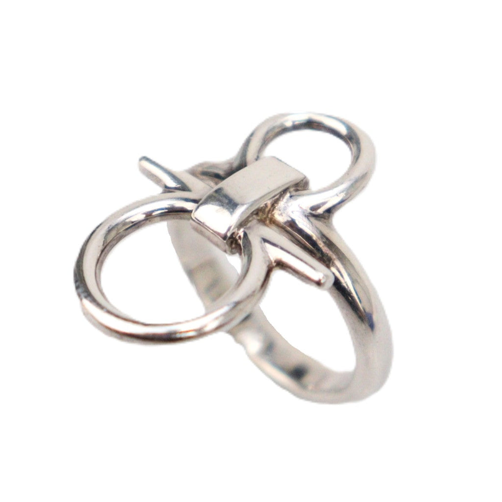HERMES H115606B Mors de Bride Medium Model Ring