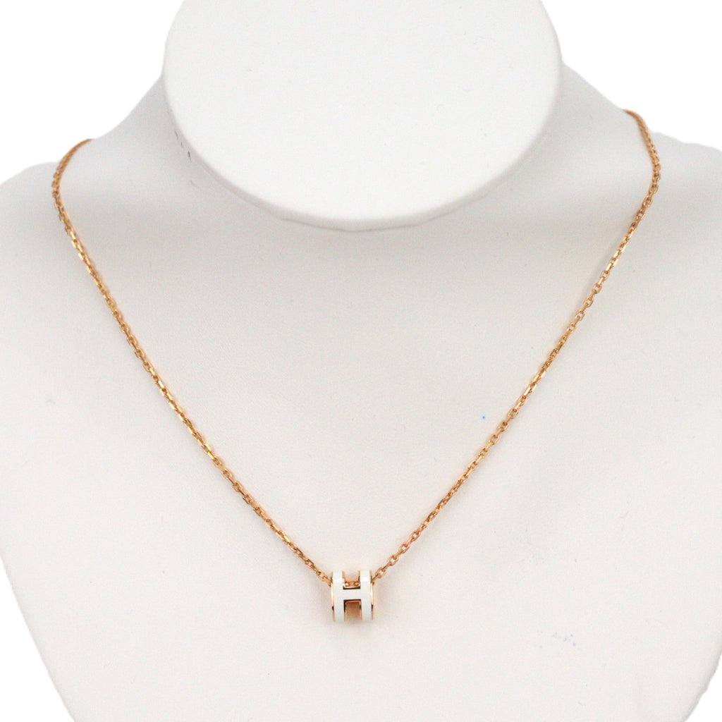 HERMES 147992FO POP H MINI NECKLACE