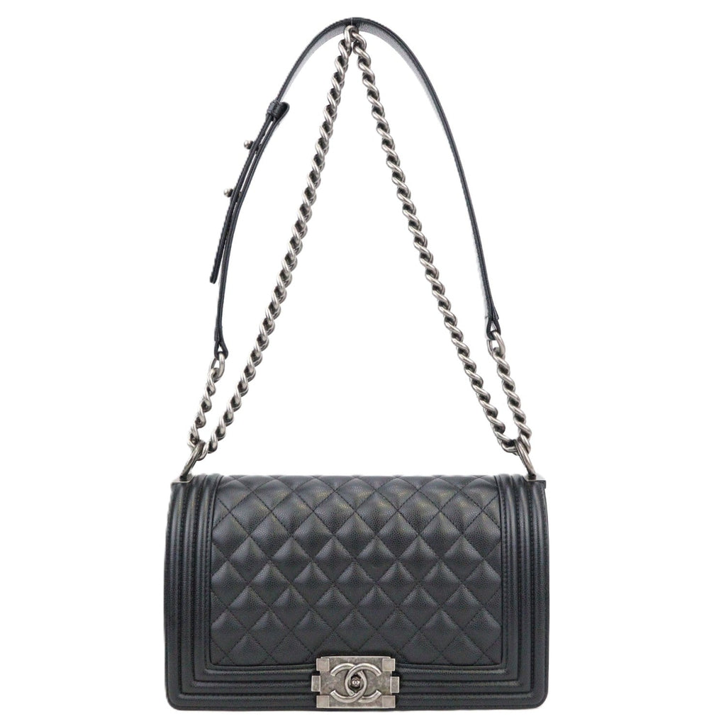 CHANEL 67086 BOY CHANEL MEDIUM SHOULDER BAG