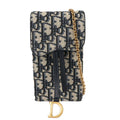 DIOR S5641CTZQ VERTICAL SADDLE POUCH MINI BAG W