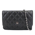 CHANEL 33814 CLASSIC FLAP WALLET ON CHAIN