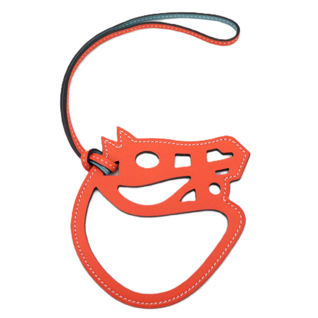 HERMES 067303CA PADDOCK CHEVEL BICOLOR CHARM