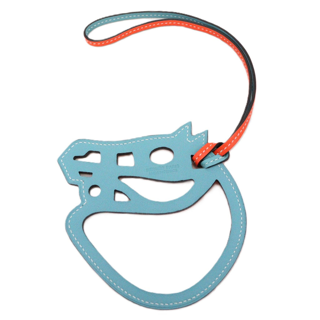 HERMES 067303CA PADDOCK CHEVEL BICOLOR CHARM