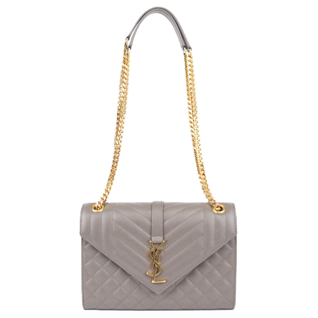 SAINT LAURENT 600185 BOW91 ENVELOPE MEDIUM SHOULDER BAG