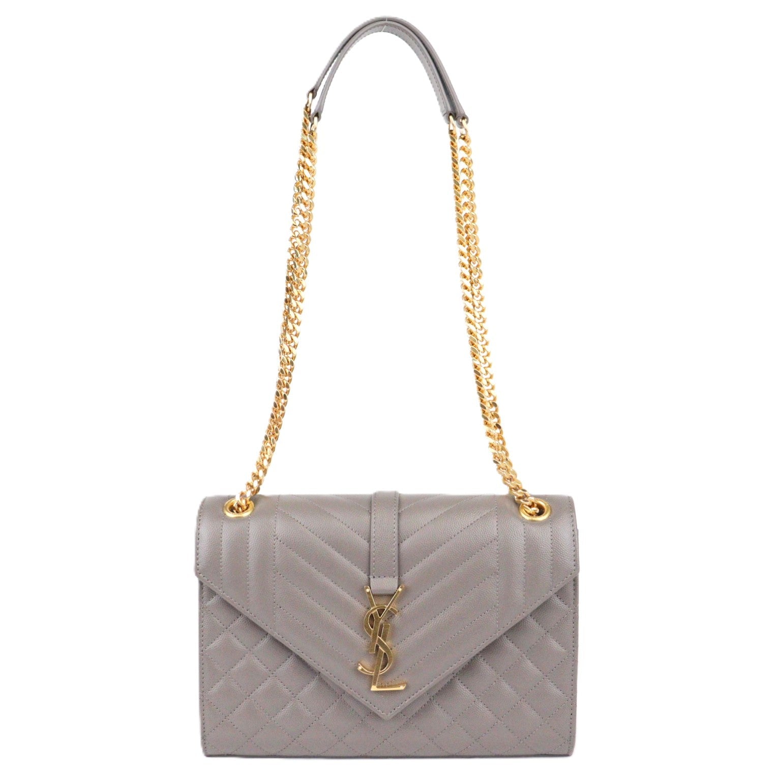 SAINT LAURENT 600185 BOW91 ENVELOPE MEDIUM SHOULDER BAG