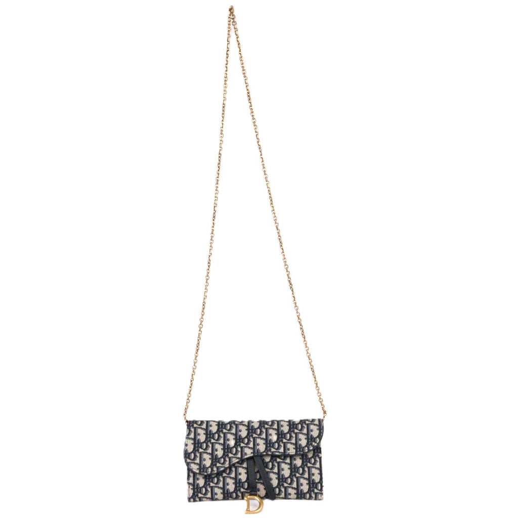 DIOR S5614CTZQ SADDLE WALLET ON CHAIN