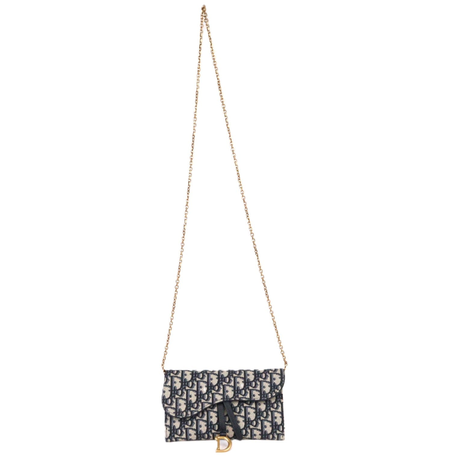 DIOR S5614CTZQ SADDLE WALLET ON CHAIN