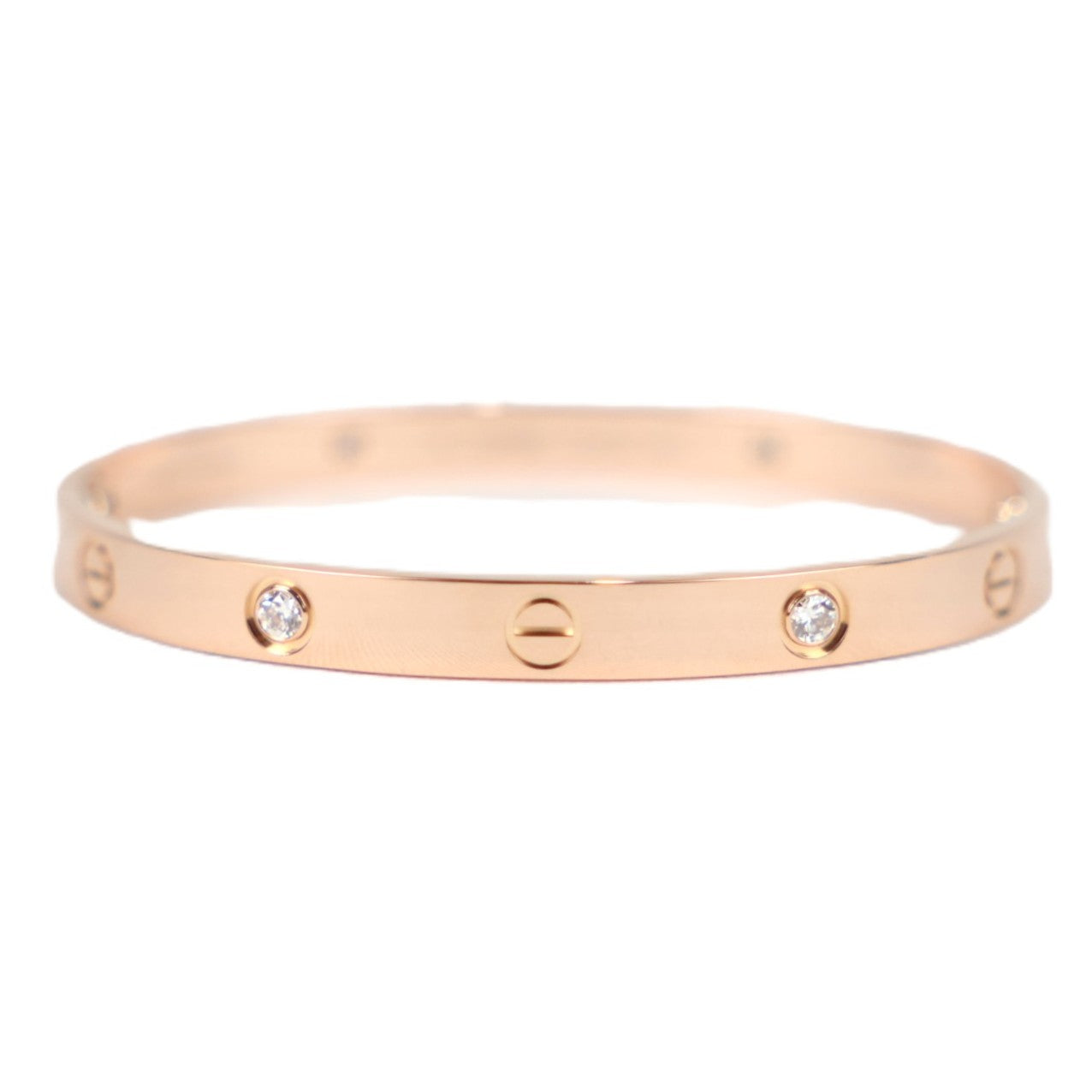 Cartier B6036018 Love 4-Diamonds Bracelet #18