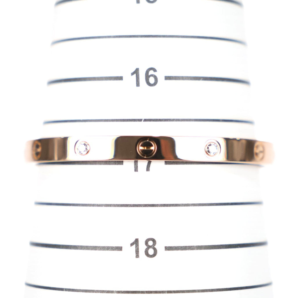 Cartier B6036018 Love 4-Diamonds Bracelet #18