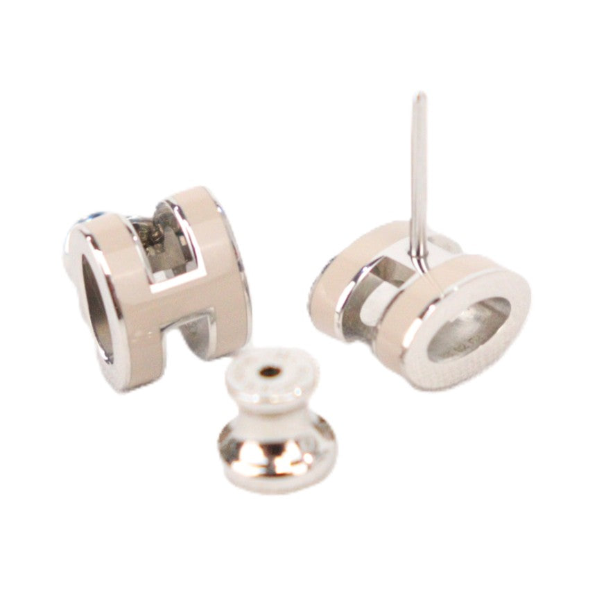 HERMES 608002FP POP H MINI EARRINGS