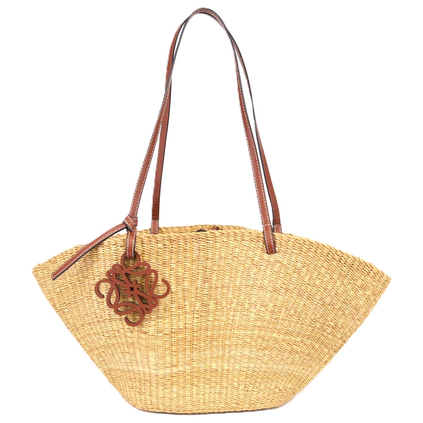 LOEWE A223095X01 SHELL BASKET BAG TOTE BAG