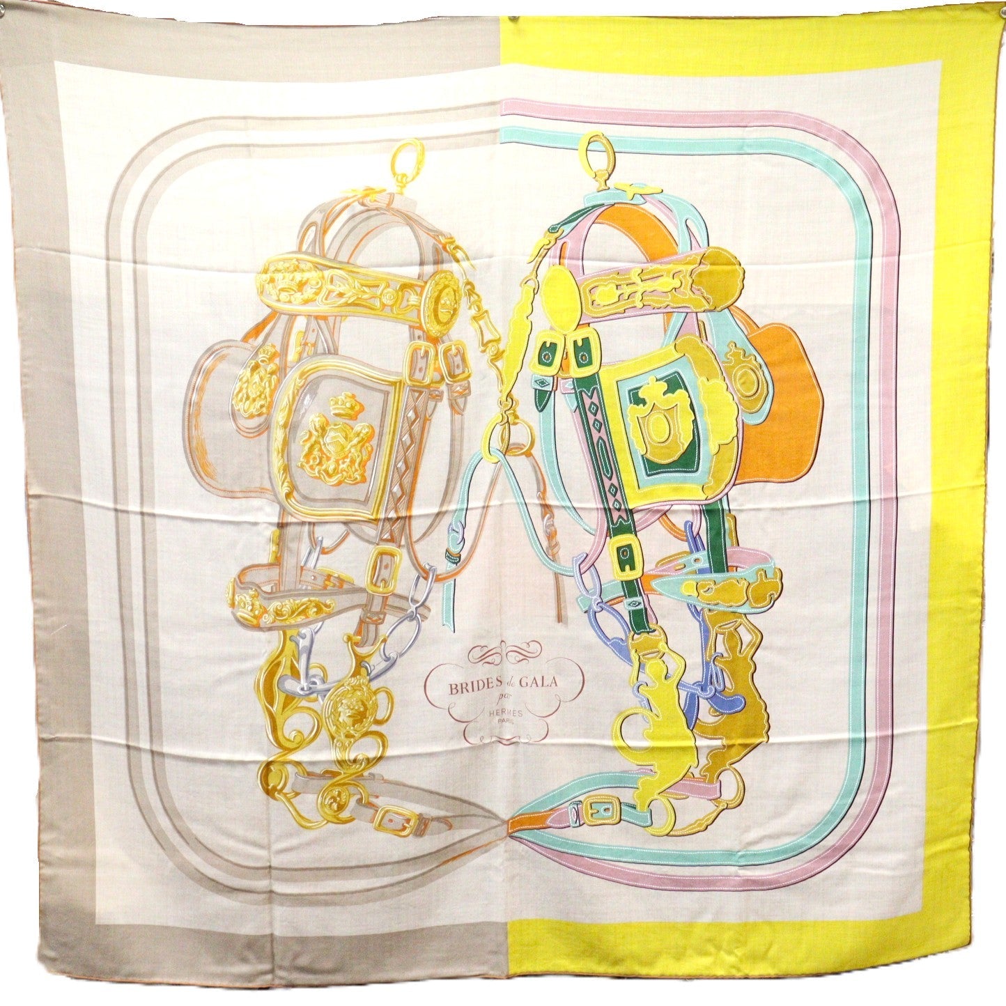 HERMES 243940S CARRE GEANT140 140 SHAWL