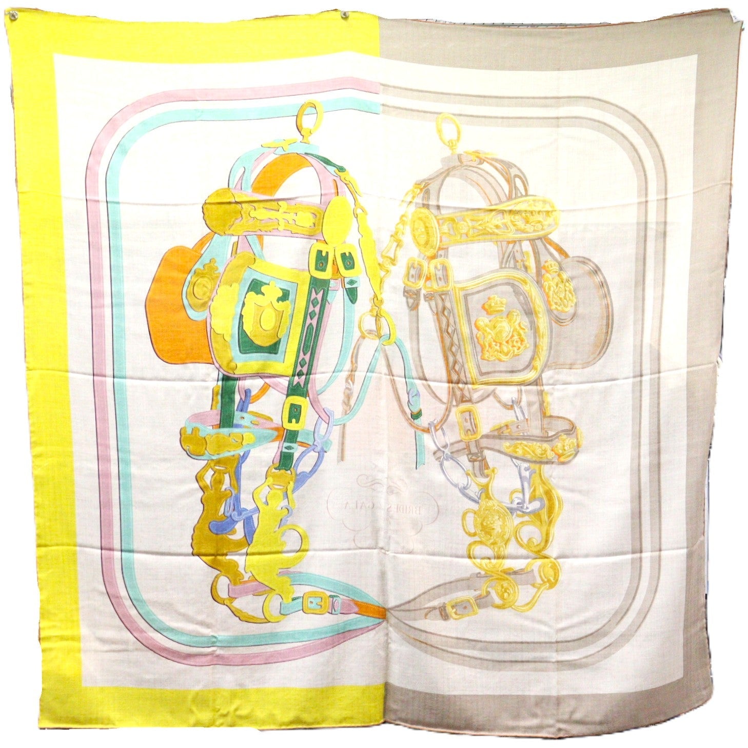 HERMES 243940S CARRE GEANT140 140 SHAWL