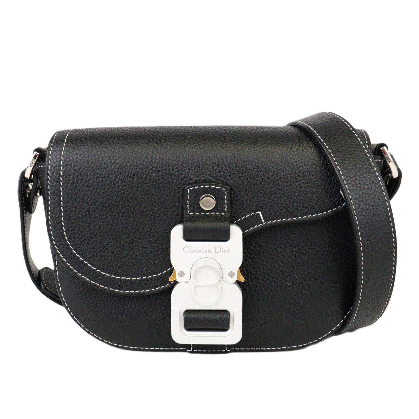 DIOR 2ADCA435YKK SADDLE MESSENGER MINI CROSSBODY BAG