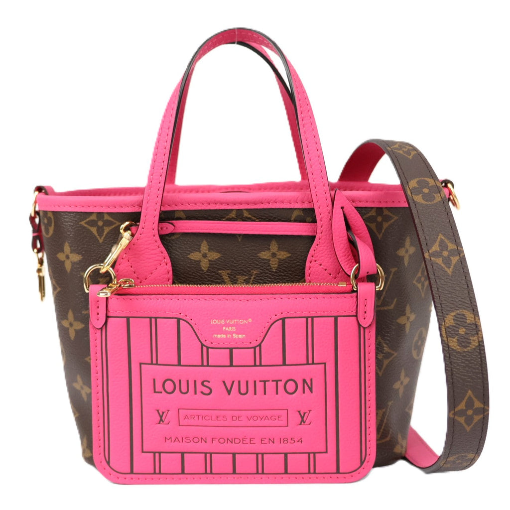 LOUIS VUITTON M12106 NEVERFULL INSIDE OUT BB TOTE BAG