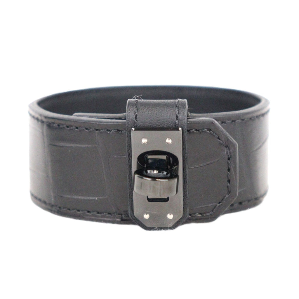 HERMES 500189FH KELLY TWIST SO BLACK T2 BRACELET