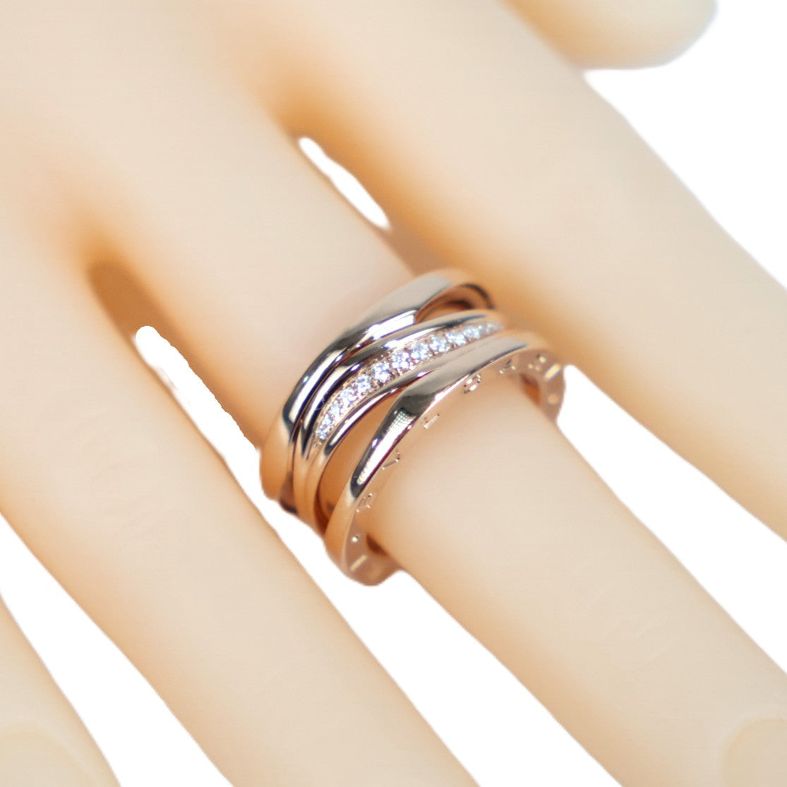 BVLGARI 355153 B.zero1 Design Legend Zaha Hadid Ring #53