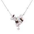 TIFFANY & Co. Paper Flowers Diamond Cluster Necklace