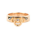 HERMES H108118B Collier de Chien Small Model Ring #53