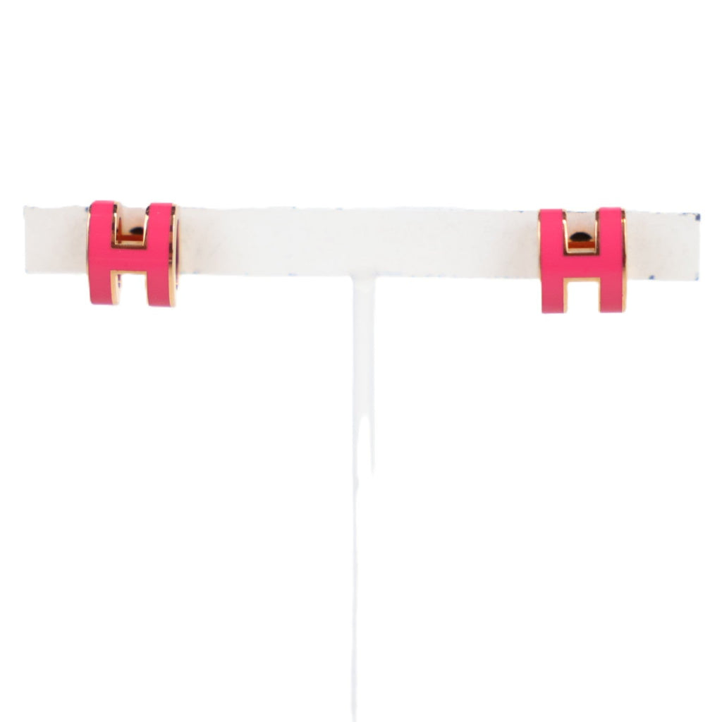 HERMES 608002FO POP H MINI EARRINGS