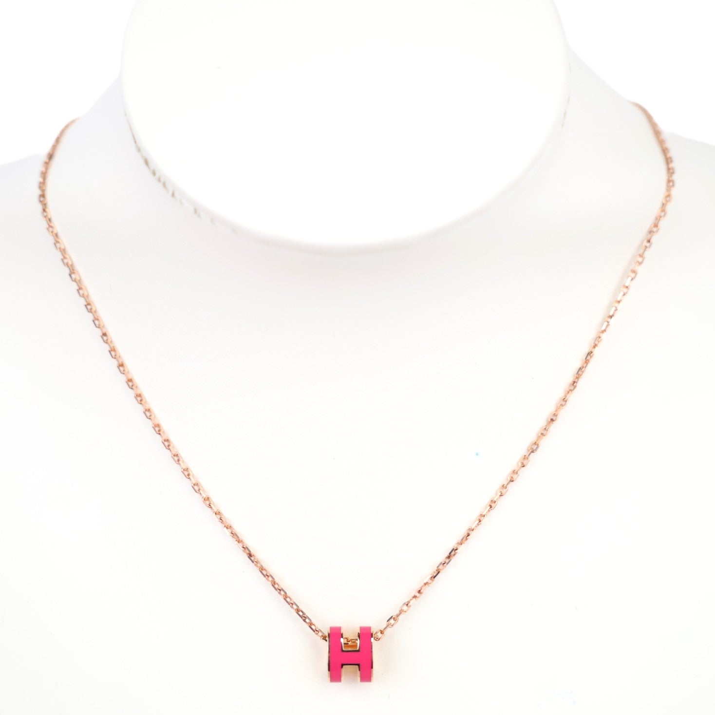 HERMES 147992FO POP H MINI NECKLACE