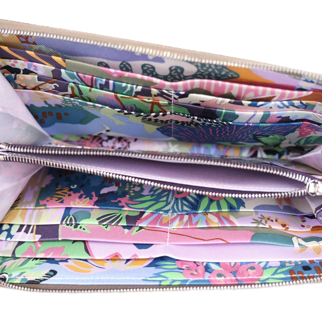 HERMES 084387CK SILK IN CLASSIC LONG WALLET