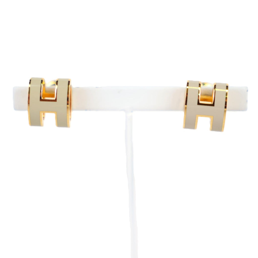 HERMES 608001F POP H EARRINGS
