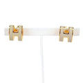 HERMES 608001F POP H EARRINGS