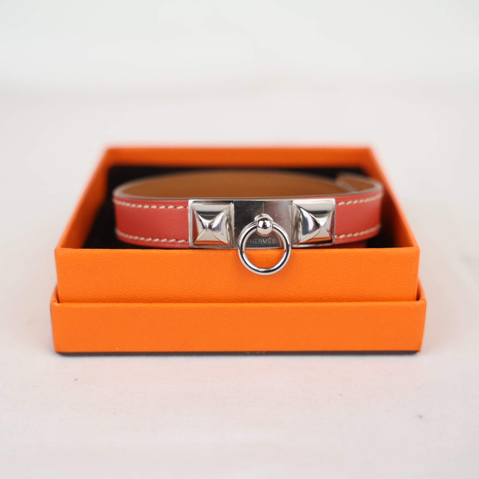 HERMES 064644CK RIVAL DOUBLE TOUR XS BRACELET