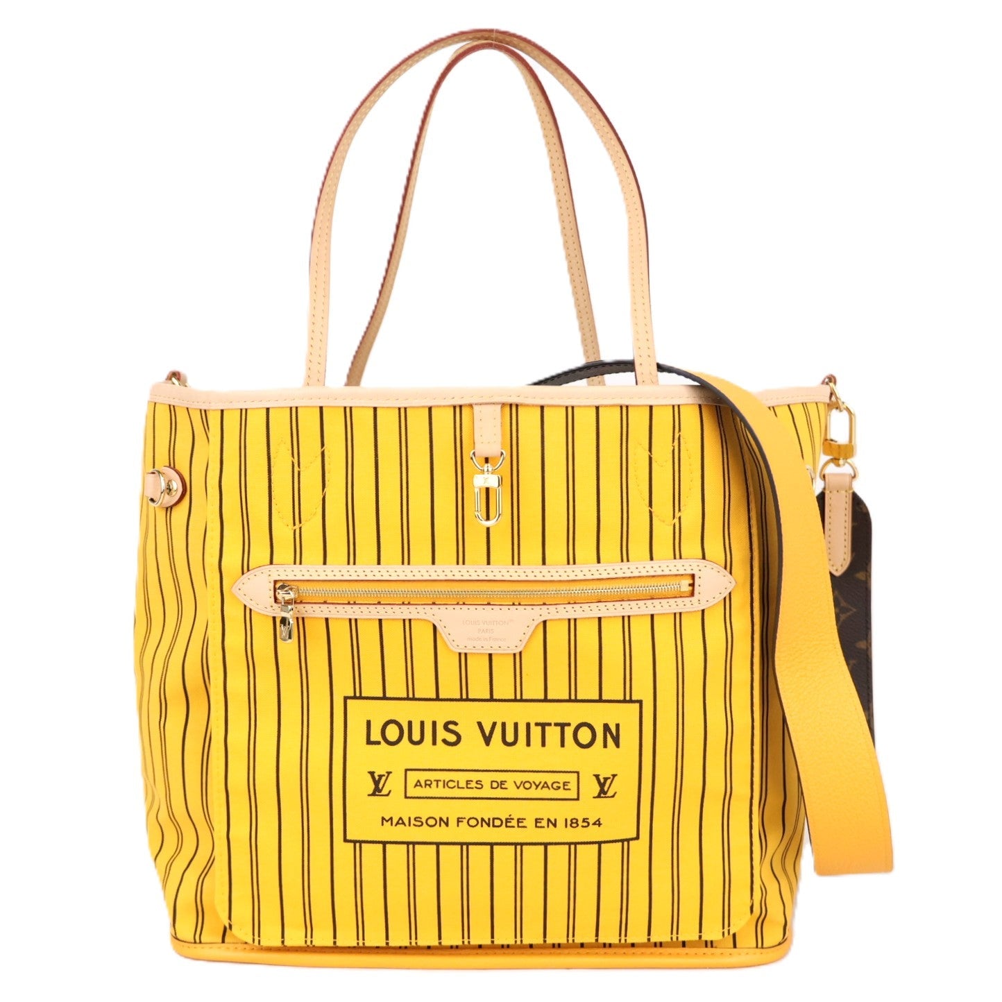 LOUIS VUITTON M11947 NEVERFULL INSIDE OUT MM TOTE BAG