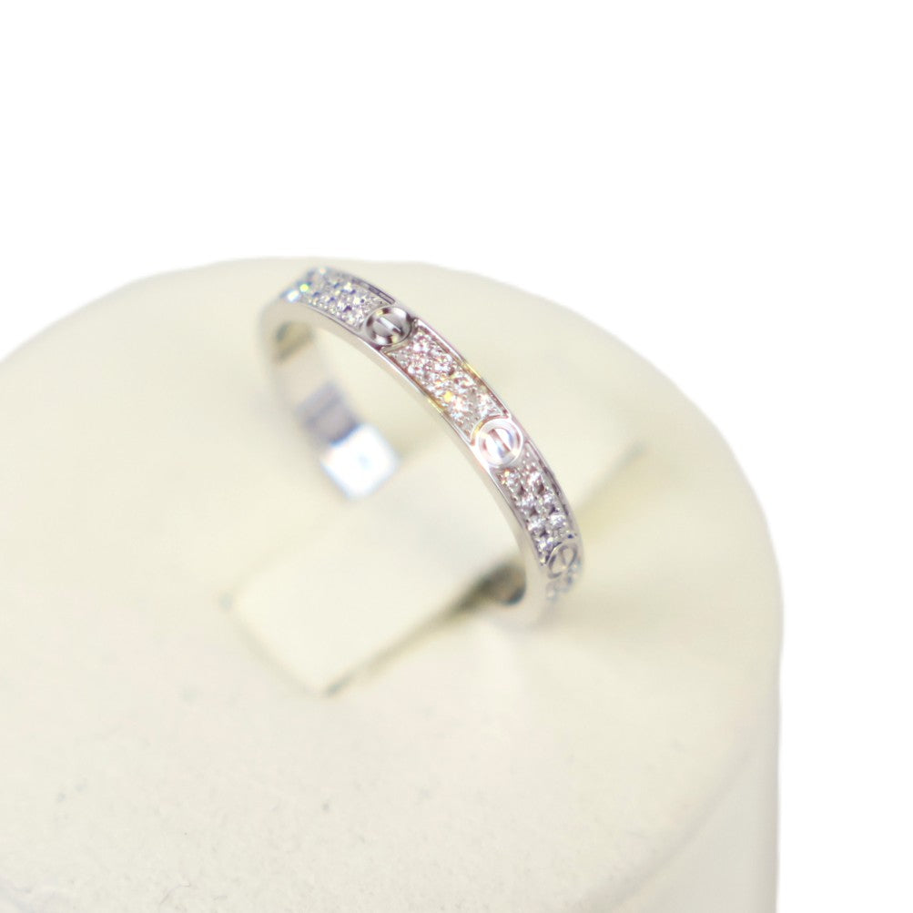 Cartier B4218250 Love Mini Model Paved Ring #50