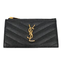 SAINT LAURENT 607915 BOW01 CASSANDRE CARD HOLDER