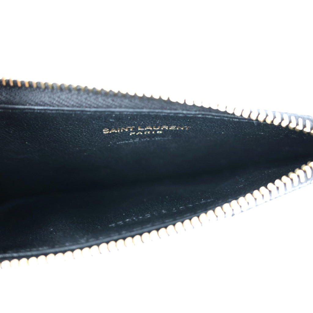 SAINT LAURENT 607915 BOW01 CASSANDRE CARD HOLDER