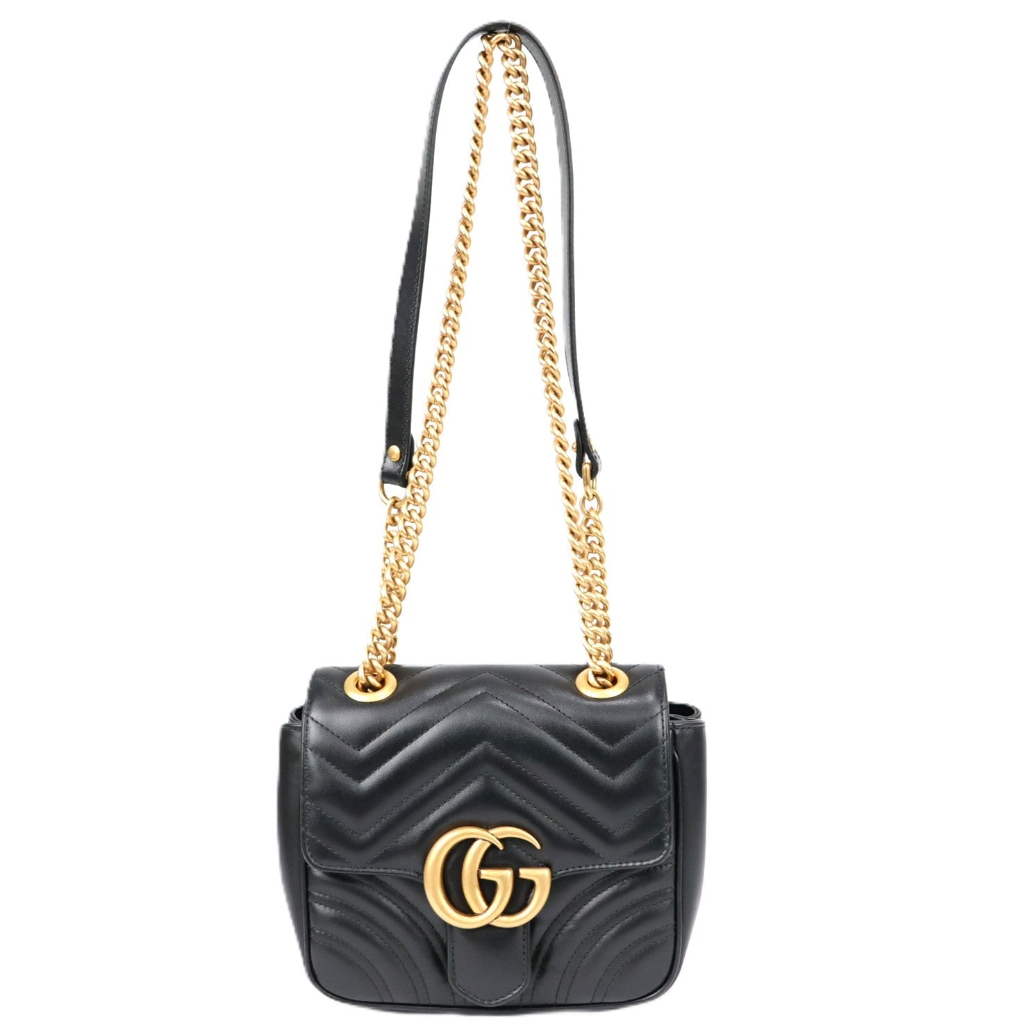 GUCCI 739682 AABZC GG MARMONT MINI SHOULDER BAG