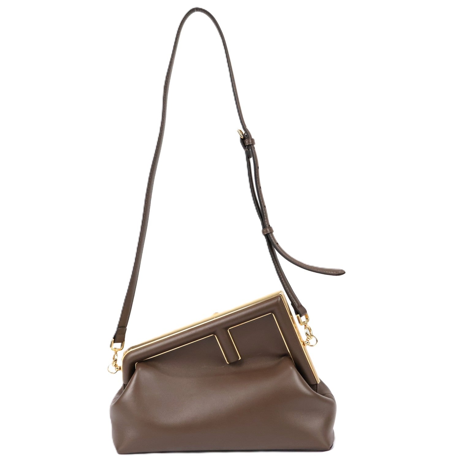 FENDI 8BP137 ABVE FIRST MIDI CLUTCH BAG