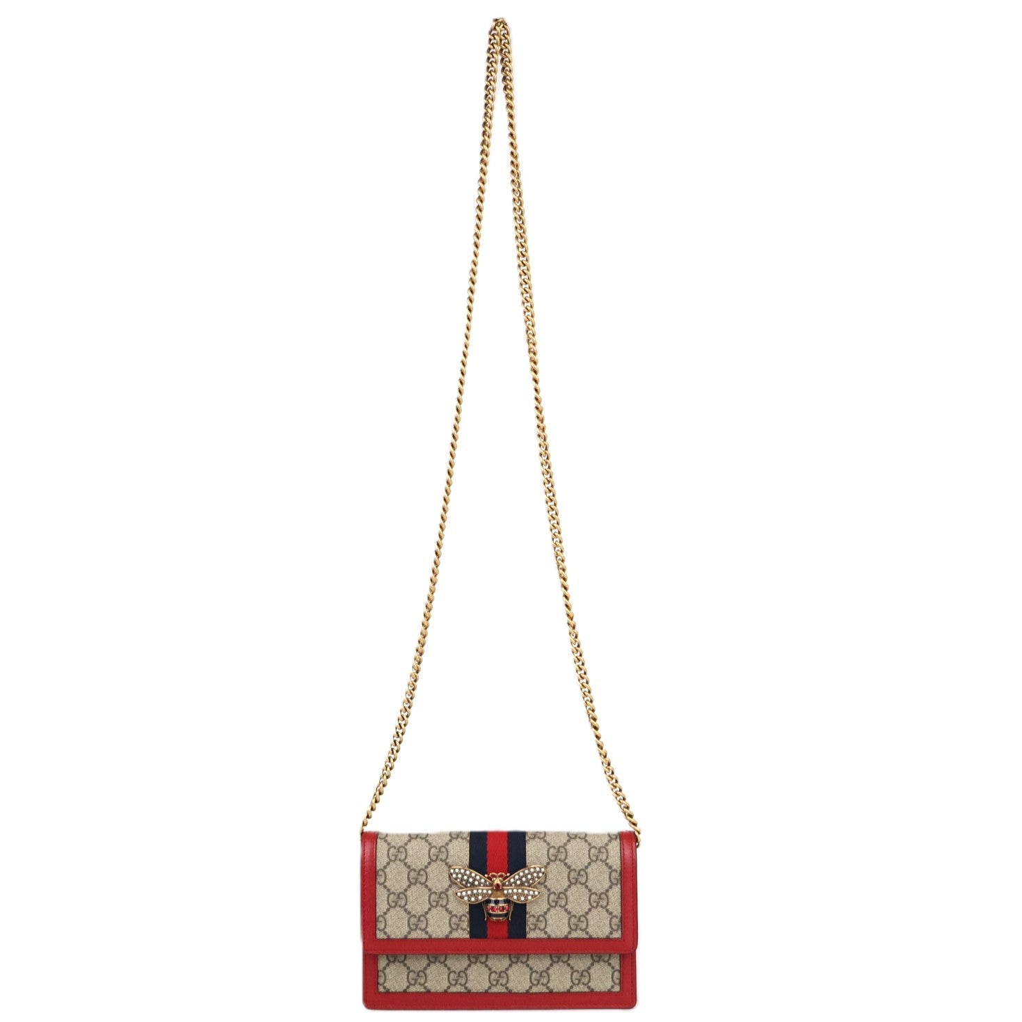 GUCCI 476079 9I6QT QUEEN MARGARET WALLET ON CHAIN
