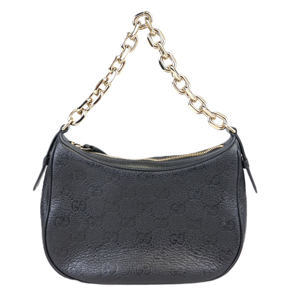 GUCCI 815409 AAFDV GG EMBLEM MEDIUM SHOULDER BAG