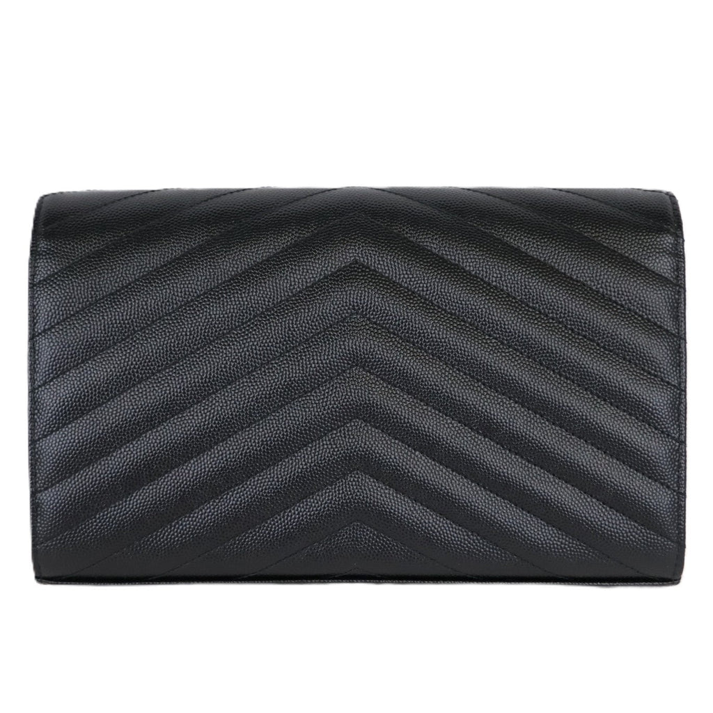 SAINT LAURENT 377828 BOW01 CASSANDRE WALLET ON CHAIN