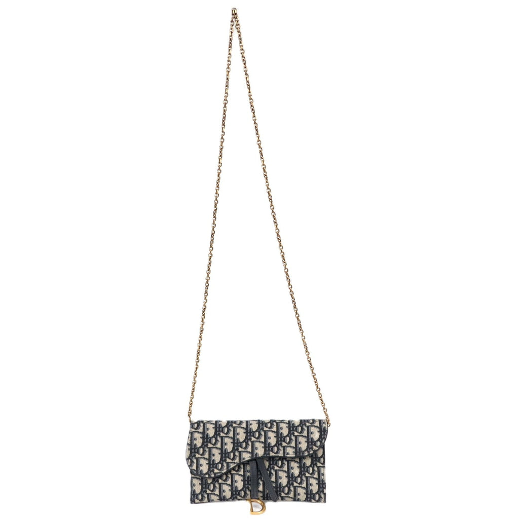 DIOR S5614CTZQ SADDLE WALLET ON CHAIN