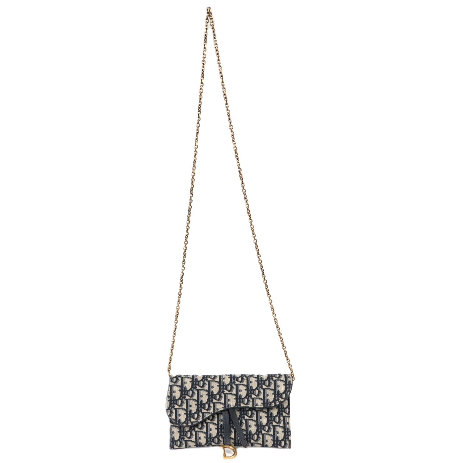 DIOR S5614CTZQ SADDLE WALLET ON CHAIN