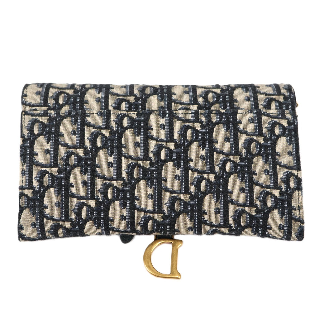 DIOR S5614CTZQ SADDLE WALLET ON CHAIN